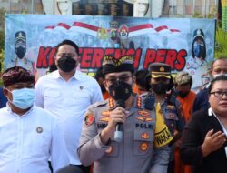 Polresta Denpasar Amankan Lima Pelaku Jambret Yang Menyasar Wisatawan Asing
