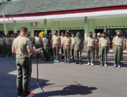 Jum’at Sehat, Dandim 0822 Bondowoso Pimpin Apel
