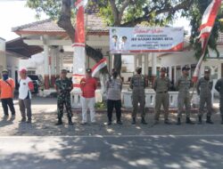 Danramil 0822/14 Dan Muspika Prajekan Sambut dan Lepas Kirab Pataka Jer Basuki Mawa Beya