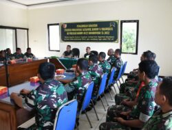 Tingkatkan Puanter, Kodim 0822 Gelar Evaluasi Organisasi Satkowil Tahun 2022