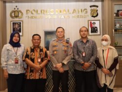 Kapolres Malang Jalin Silaturahmi Dengan Pimpinan Bank Jatim Cabang Kepanjen