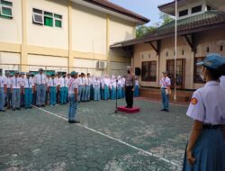 Satlantas Polres Bondowoso Sosialisasi Keselamatan Berlalu Lintas di SMKN 2 Bondowoso