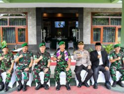 Sinergitas TNI-Polri, Kapolres Bondowoso Sambut Kunjungan Danrem 083/Bdj