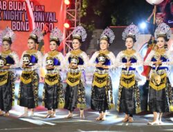 PJ Pasiops Kodim 0822 Bondowoso Hadiri Meriahnya Bondowoso Batik NIGHT Carnival