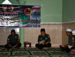 Mengenang Hari Juang Kartika yang Ke-77 Tahun, Kodim 0822 Bondowoso Gelar Do’a Bersama