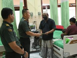 Bentuk Kebersamaan, Dandim 0822 Jenguk Anak Wartawan Yang Sakit di RSUD Koesnadi Bondowoso