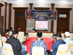 Dandim 0822 dan Forkopimda Bondowoso Nobar Pagelaran Wayang Orang “Pandawa Boyong”