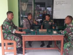 Keakraban Babinsa dan Bhabinkamtibmas Tapen Untuk Menjalin Silaturahmi