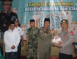 Dandim 0822 dan Forkopimda Bondowoso, Tinjau Pos Pam Malam Takbir