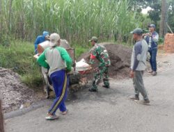 Kodim 0822 Bondowoso Tandai Program TMMD 116 dengan 4 Gapura