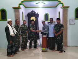Satgas TMMD Ke-116 Kodim 0822 Bondowoso Salurkan Bantuan Kitab Suci Al-Qur’an