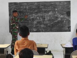Satgas TMMD 116 Bondowoso Mengajar Di Sekolah SD