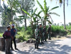 Dandim 0822 Bondowoso Tinjau Progres Pembangunan TMMD 116