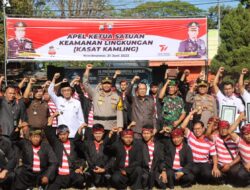 Polres Bondowoso Gelar Apel Ketua Satuan Keamanan Lingkungan