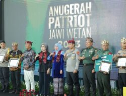 Sinergitas Tiga Pilar Raih Penghargaan Anugerah Patriot Jawi Wetan