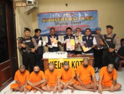 Polisi Berhasil Menangkap Sindikat Narkoba di Kota Kediri, Tujuh Tersangka Diamankan