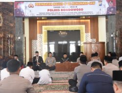 Polres Bondowoso Peringati Maulid Nabi dan Barbagi dengan Anak Yatim Piatu