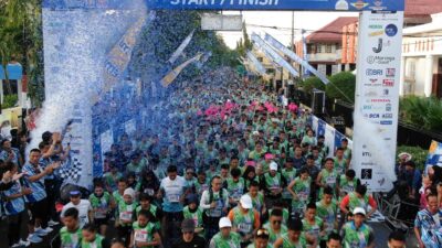 Peringati HUT Lantas, Polres Probolinggo Kota Gelar Lari Tretan Zebrun 6,8K Dengan Ratusan Runner