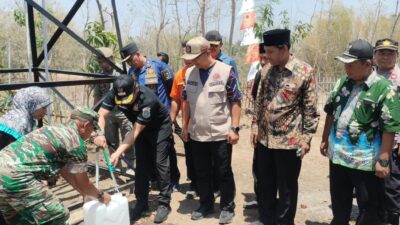 Danramil Cermee Hadiri Peresmian Sumur Bor