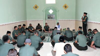 Jelang Peringatan HUT TNI Ke-78, Kodim 0822 Bondowoso Laksanakan Doa Bersama