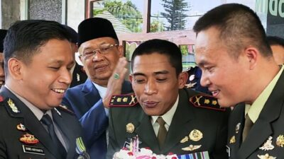 HUT TNI Ke-78, Polres Bondowoso Berikan Surprise Ke Kodim 0822