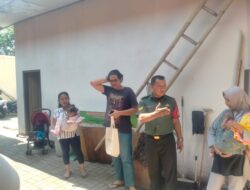 Babinsa 0822/01 Laksanakan Pendampingan Imunisasi