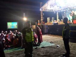 Serka Lugito Lakukan Pam Siaga Pengamanan Sholawat Akbar