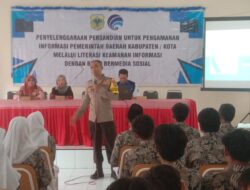Polres Bondowoso Memberikan sosialisasi literasi digital kepada Siswa dan Siswi SMAN 1 Tapen