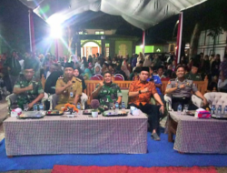 Malam Puncak Koramil 0822/03 Tegalampel meriahkan HUT TNI ke 78