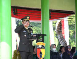 Dandim 0822 Bondowoso Pimpin Upacara Peringatan HUT TNI Ke-78