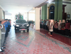 Bendera Pataka Diberangkatkan Ke Probolinggo, Berikut Penyampaiyan PLH Sekda