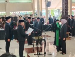 Haeriah Yuliati di Lantik Sebagai Pejabat Sekretaris Daerah, Begini Pesan Pj Bupati Bondowoso