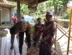Polres Bondowoso Salurkan Pemasangan Pipa Air di Desa Purnama
