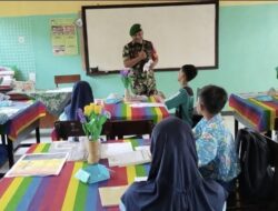 Babinsa Tlogosari, Selalu Dihati dan Dicintai Anak Sekolah Dasar