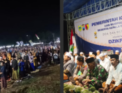 Doa dan Bersholawat Ribuan Masyarakat Penuhi Lapangan Binakal