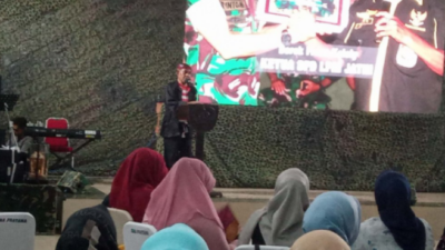 Derek Frans Keiley Hadiri Pisah Sambut Danyon Raider 514 /SY Kostrad, Berikut Penyampaianya