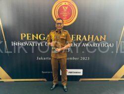Pj Bupati Bondowoso Terima Penghargaan di Gedung Sasana Bhakti Praja Jakarta