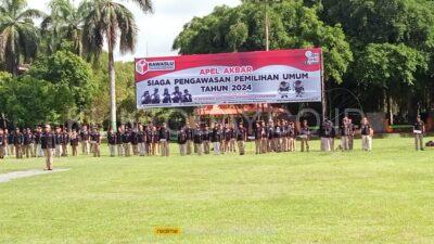 Bawaslu Apel Akbar Siaga Pengawasan Pemilu 2024 Gelar di Alun-alun Bondowoso