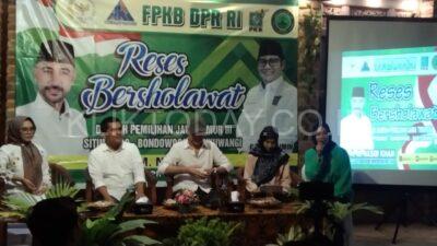 DPR RI Nasim Khan Reses Bersholawat bersama Genz Bondowoso