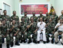 Kerukunan Antar Umat Beragama Anggota Kodim 0822 Bondowoso Perayaan Natal