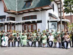 Dandim 0822 Bondowoso Sambut Kunker Pangdam V Brawijaya Beserta Rombongan ke Makorem 083 Baladhika Jaya