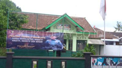 Secara Serentak, Kodim 0822 Bondowoso Pasang Banner Pangdam V Brawijaya