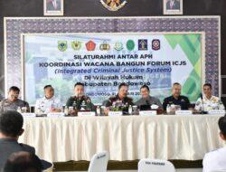 Dandim 0822 Bondowoso Hadiri Silaturahmi APH dalam Koordinasi Wacana Bangun Forum ICJS Tahun 2024.