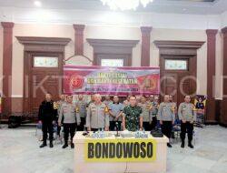 Dandim 0822 Bondowoso Ikuti Zoom Meeting Bakti Sosial dana Bakti Kesehatan Bulan Bakti TNI Polri bersama Pangdam V Brawijaya