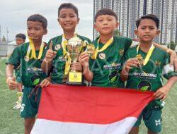 Restu Fresya Pratama, Putra Bondowoso bersama Team, Sabet Juara Satu Asean KL Cup U-11 2024