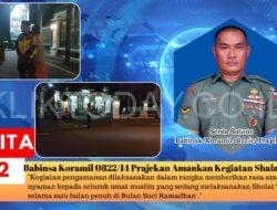 Babinsa Koramil 0822 14 Prajekan Amankan Kegiatan Sholat Tarawih