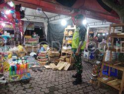 Koramil 0822 Kota Monitoring juga Pengamanan Giat Bazar dan UMKM