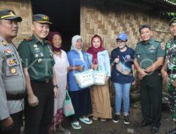 Kolaborasi TLCI dan Kodim 0822 Bondowoso, Bagikan Puluhan Paket Sembako
