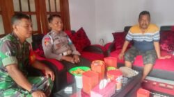 Sinergitas TNI/POLRI, Babinsa Bersama Bhabinkamtibmas Cermee Sambangi Warga