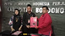 Bacabup Bondowoso, Fauzi Cahyo, Pendaftar Pertama di Partai Demokrasi Indonesia Perjuangan PDIP